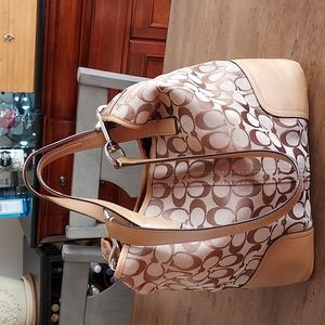 Coach Signature Hadley Duffle Bag